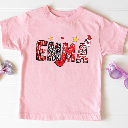 Customized Name Valentines Shirt